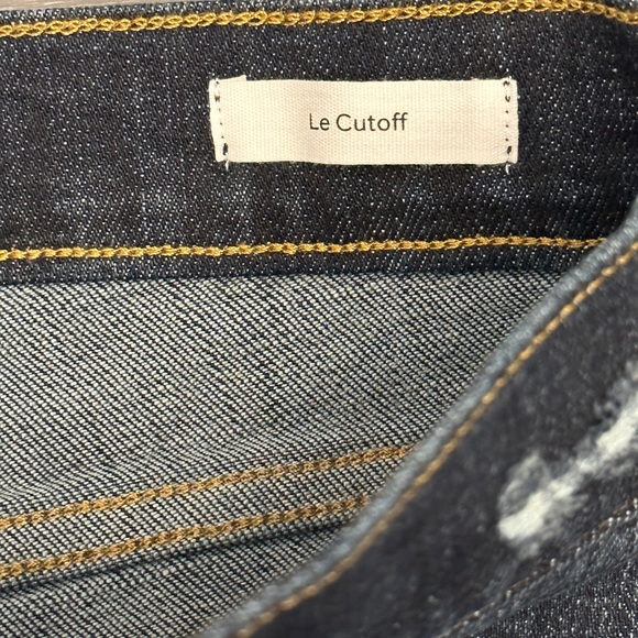 Frame Le Cutoff Fray Hem Denim Shorts - Picture 5 of 5